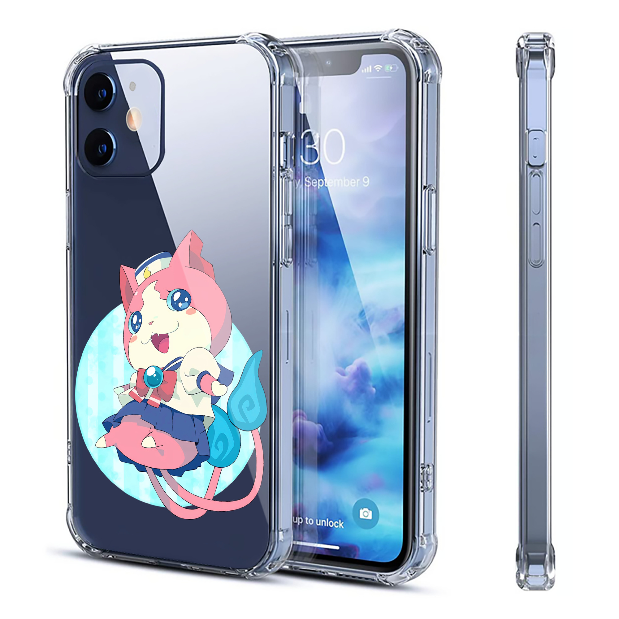 （画像用） 妖怪ウォッチ Yo-kai Watch 【iPhone 12シリーズ対応】透明スマホケース（クリアソフトケース）